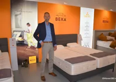 Jan Derksen, Sales Manager van Recticel, een Belgische fabrikant dat onder de naam BEKA matrassen, lattenbodems en boxsprings produceert. Al sinds 1935 laat het merk zien thuis te zijn in slaapcomfort.
